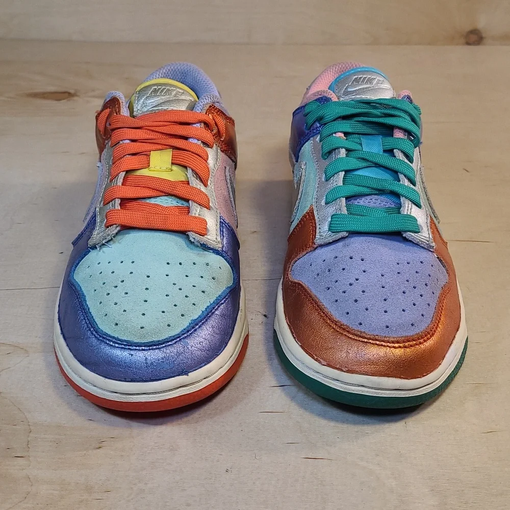Nike Dunk Low Sunset Pulse Sneakers - Picture 3 of 10